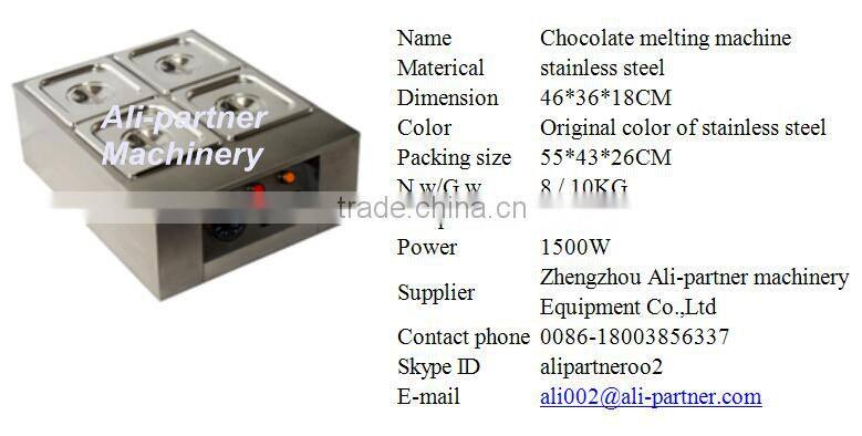 Small chocolate melting machine