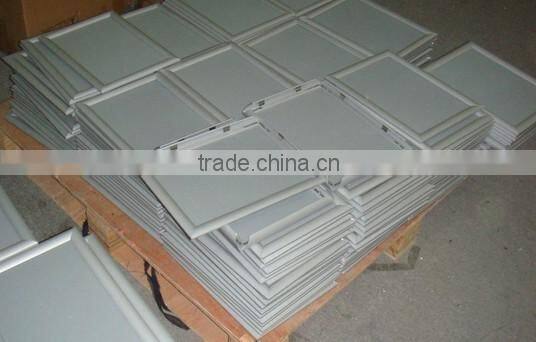 Wall mounted aluminum poster frame 25mm round corner clipdown snapframes