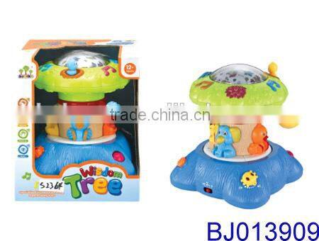 Cute plastic small feeding bottle with infant baby rattles toy