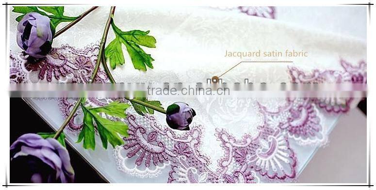 Korean Style Top Selling Embroidered Jacquard Table Cloth