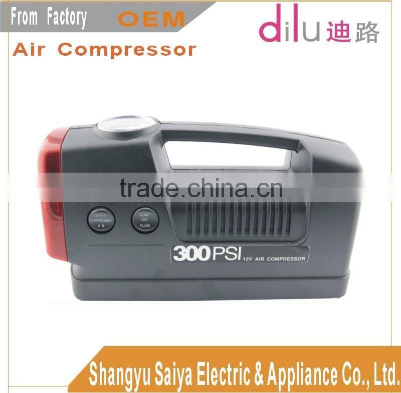 mini Car air compressor,300/250PSI air pump, air inflator,16mm cylinders air compressor