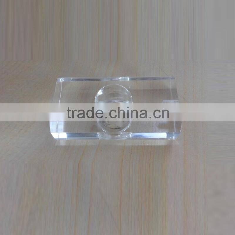 JLP acrylic brand display logo block thick high transparency block