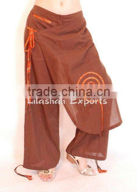 2398 Cotton Trouser Cotton Trouser women Robes longues Robes magiques Tuniques Pantalons Manteaux & vestes Tuniques Pant