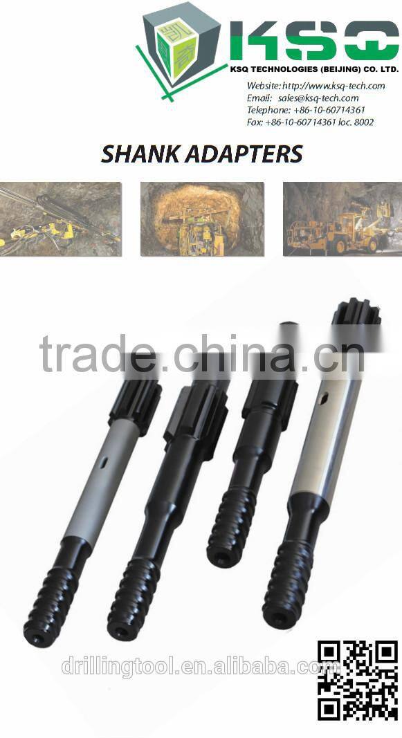 China high quality R32/R38/T38/T45/T51 Threaded Shank Adapter For Mine Drilling Machine