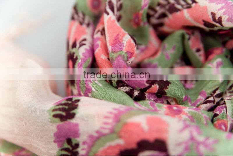 Factory directly bouncy scarf, burnt orange scarf, thick wool scarf