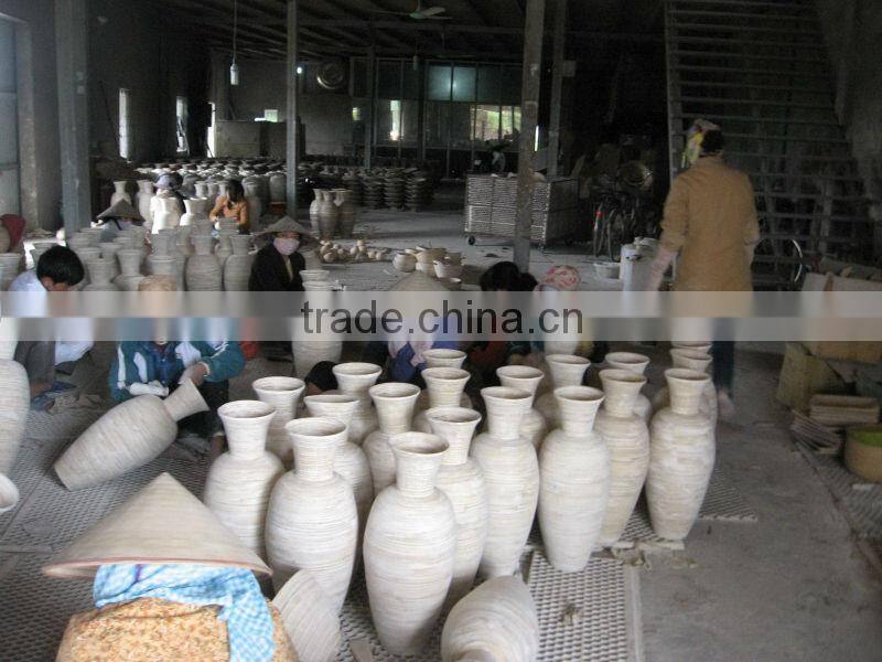 Set/3 Floor Bamboo Vase For Home Decoration