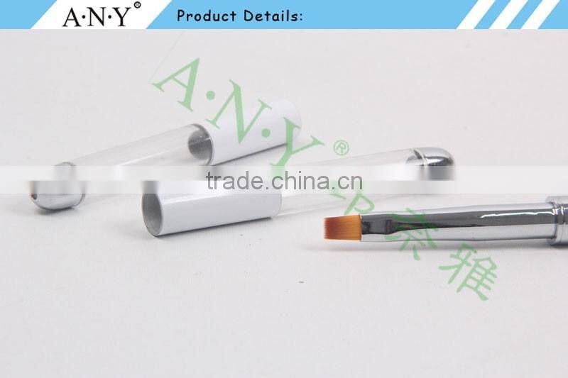 ANY Rhinestone Double Side Using Nail Design 3D Flat Nail Art Brush Angular