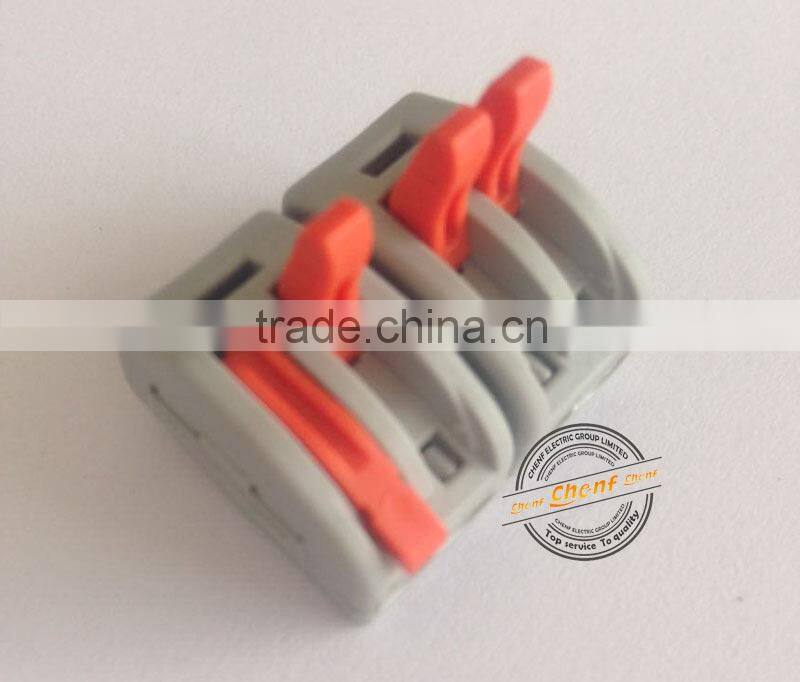 Newest Mini 250V Electrical 2 Pole Terminal Block Wire Connector 0.75-2.5mm2