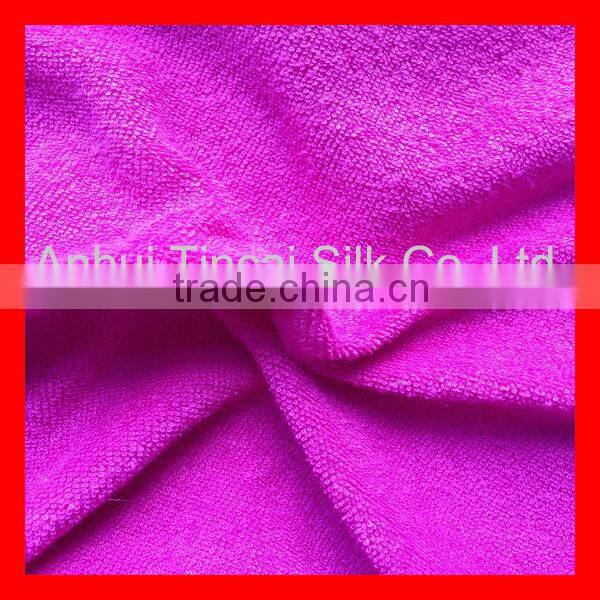 CVC Knitted Looped Terry Fabric For Jacket Lining