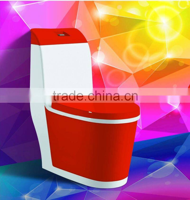 8883 Diamond design two color good quality ceramic bathroom toilet