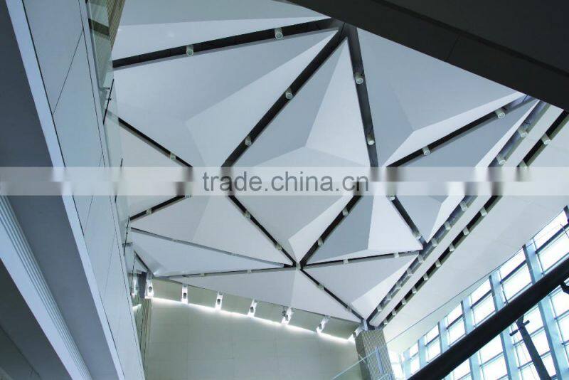 High-tech PVDF spray coating interior aluminum single panel apply to building facades
