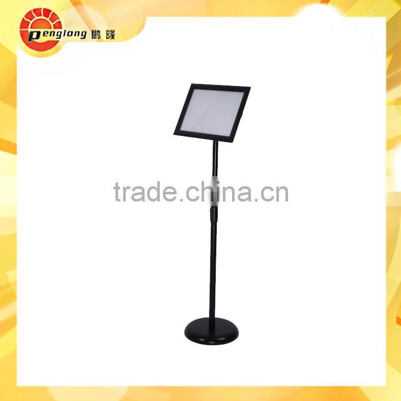 Hot!picture frame display stand restaurant menu display stand 25mm rectangle poster frame menu display holder