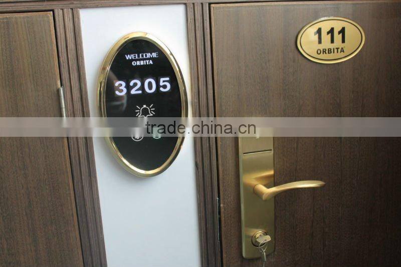ORBITA Touch screen door bell system for hotel room