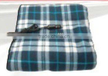 100% Polyester Car Safe Thermostat Electric Protable Heated Blanket
