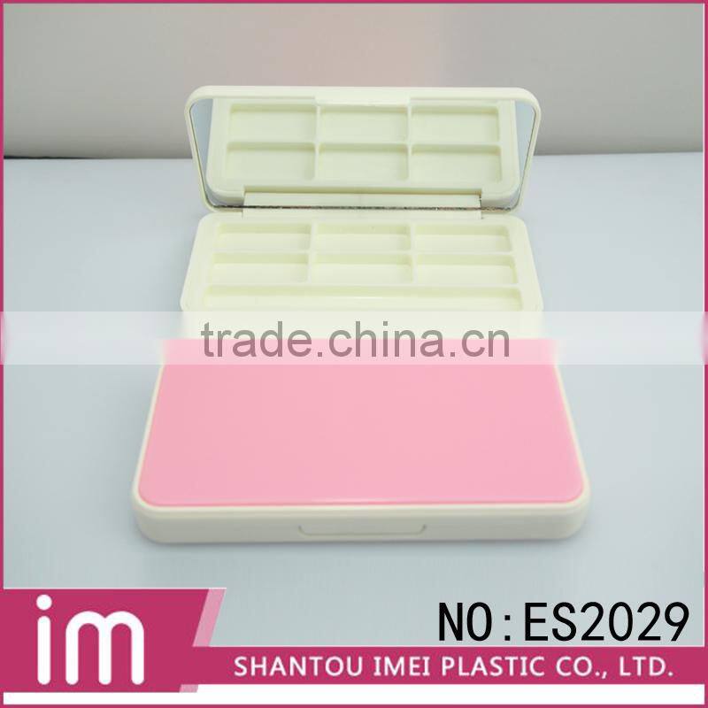 cheap plastic empty display palette eyeshadow case