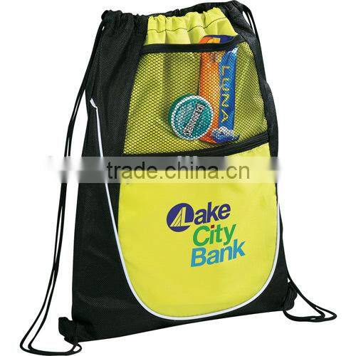 210D Polyester Drawstring Cinch Backpack