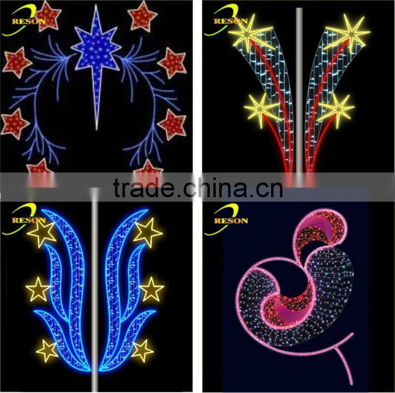 pole light decorative led street light christmas
