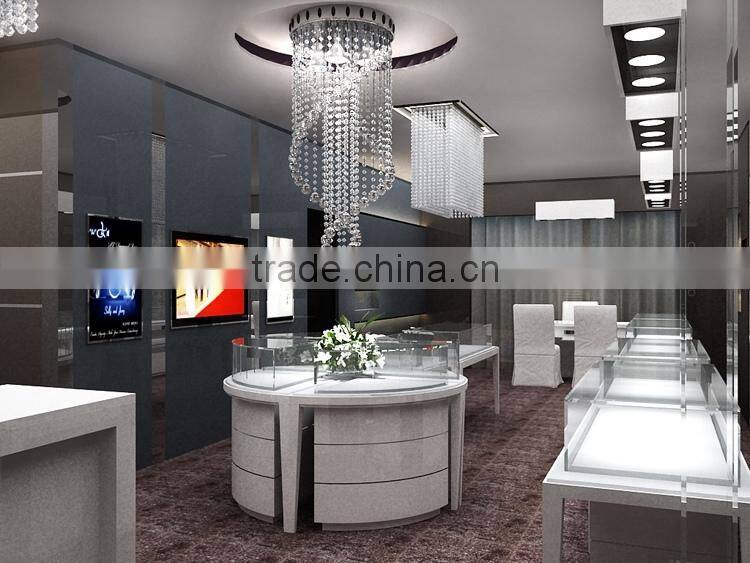 High quality kiosk for sale jewelry exhibition stand design