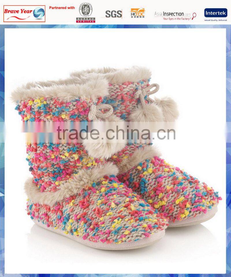 sweetie fur lined knit lady boot