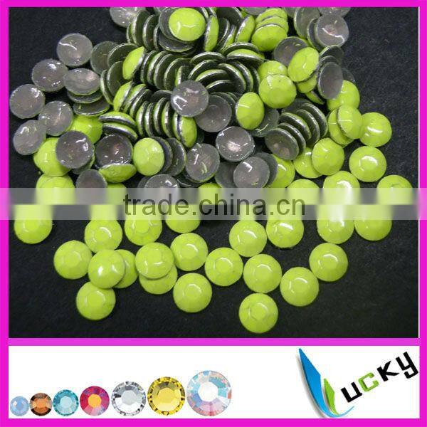 hot fix rhinestuds neon lime hotfix octagon neon lime