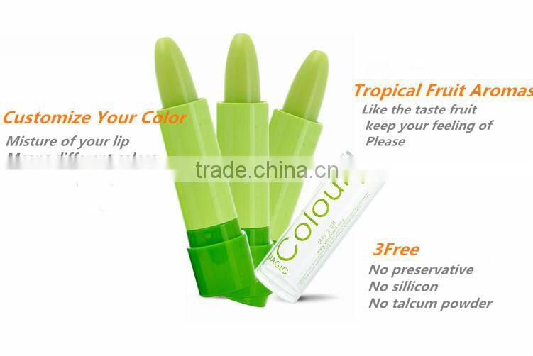 2015 The lip color Lip Balm / Magic Organic Cute lip balm