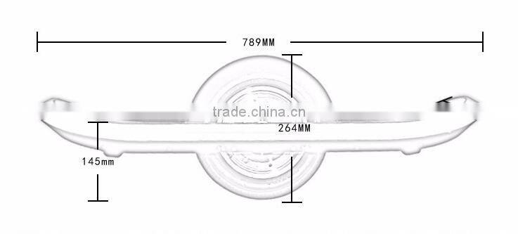 2016 Newesst Single Wheel Electric Skateboard With Bluetooth and Led