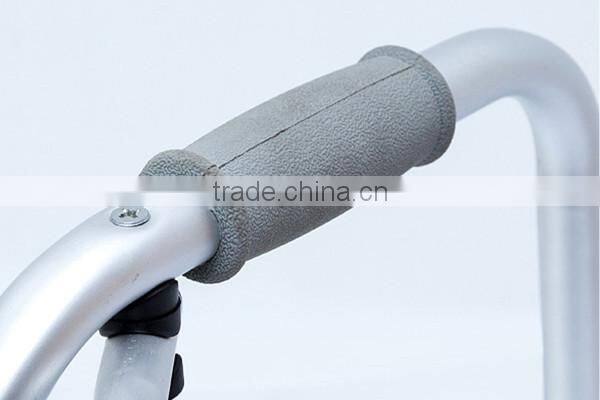 Folding Adjustable Aluminum old people walker without wheels