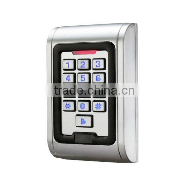 Metal Standalone Access Control with RFID 13.56Mhz Reader, Waterproof IP68