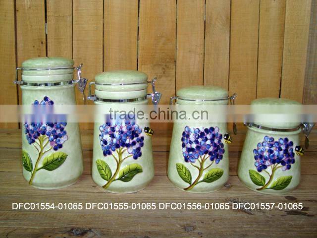 Ceramic handpaint cup holder