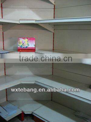 high quality commericial corner display shelfs/equipment