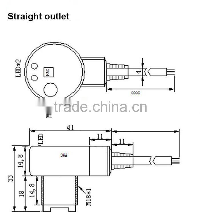 QR series Diffuse photo sensor,Photoelectric switch,easy installation,Detect shiny object