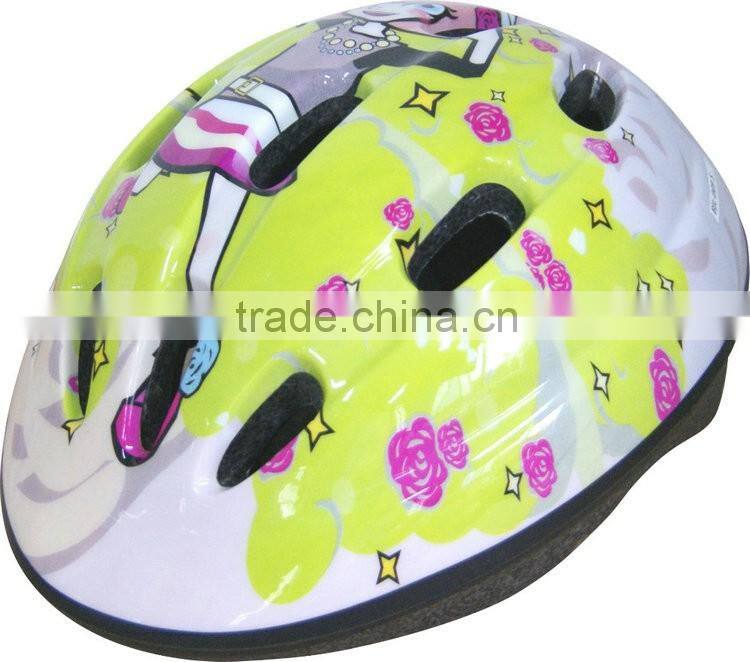 Colorful Comic Picture Adorable Children Helmet