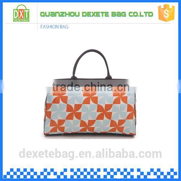 Tote style mini style floral pattern travel storage bag
