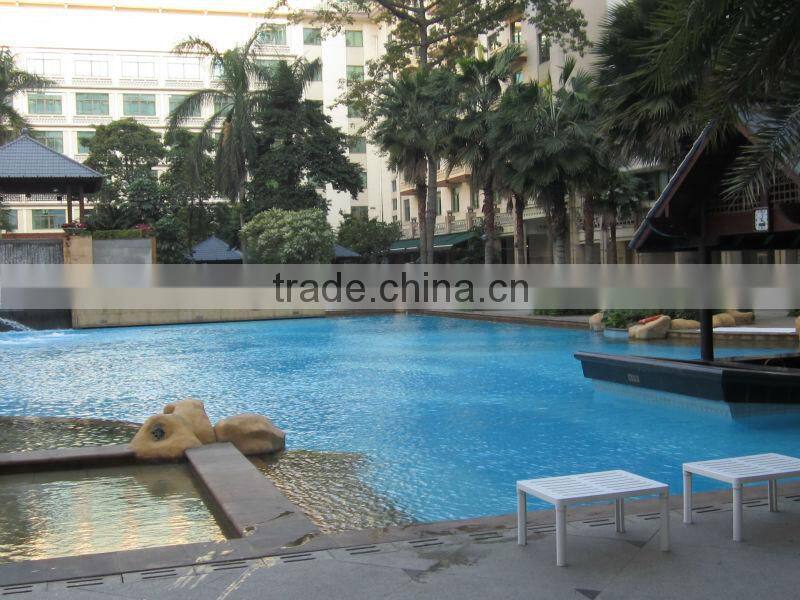 Blue gold silk pool mosaic glass tiles HG-GX003