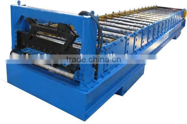Steel Corrugated Stainless Roofing Sheet Roll Forming Machine / Metal Roofing Sheet Forming Machine