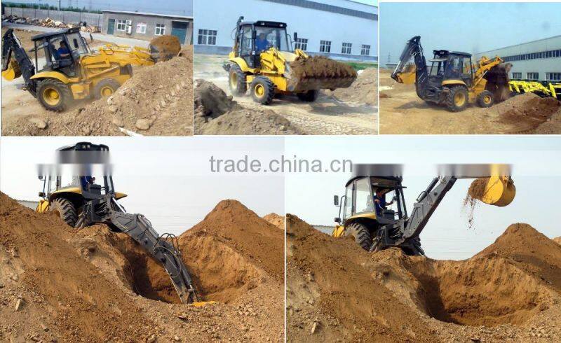 7000kg backhoe loader small construction backhoe loader
