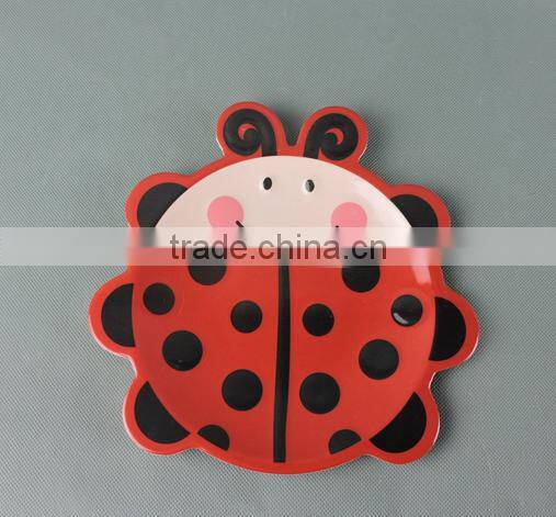 Bee shape melamine children dinner set