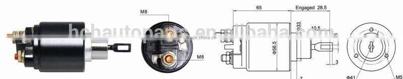 Bosch 12v starter solenoid switch 0331303048