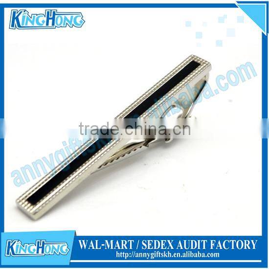 Silver plated custom tie bar tie clip for sale