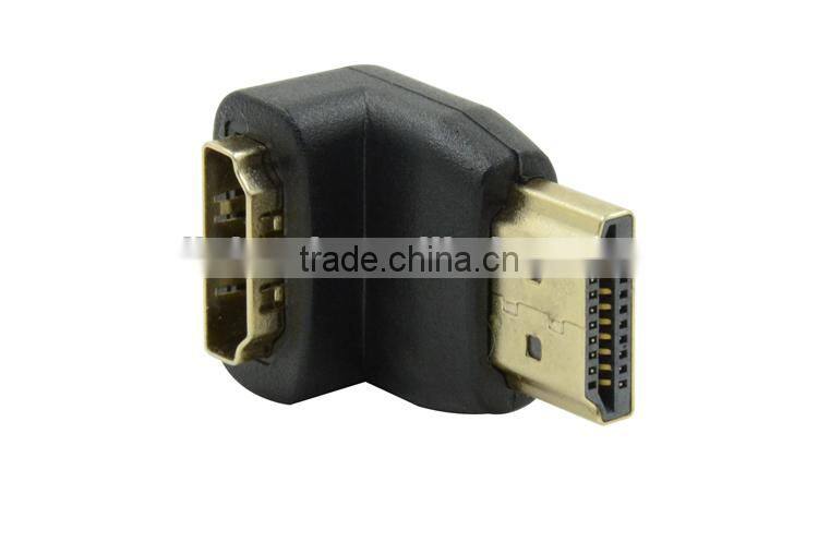 LM-HMF90 90 Degree HDMI1,4 Version HDMI Male to HDMI Female Adapter For LCD TV/Set-top Box/Camera