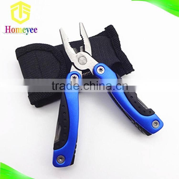 multifunction pocket foldable plier with aluminum handle