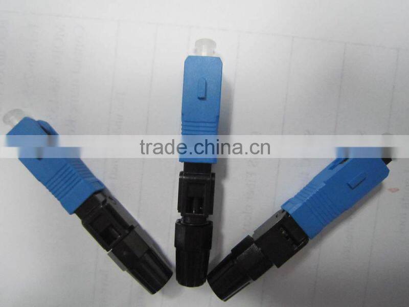pre-embedded FTTH SC/UPC/APC fiber optic field Assembly fast connector
