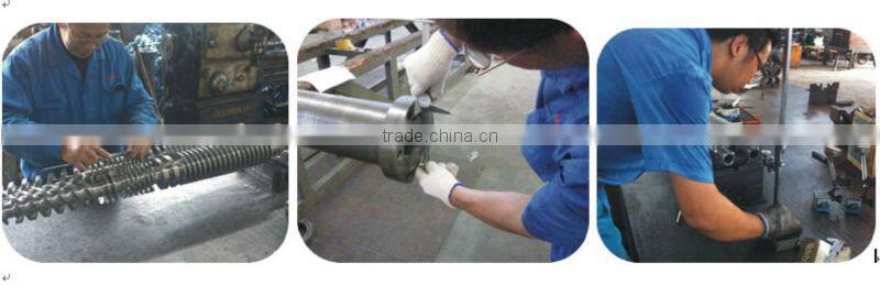 ferrum based alloy barrel for extrusion machine