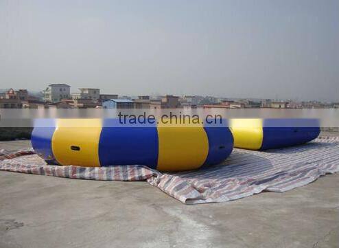 square heavy duty inflatable trampoline on water inflatable games