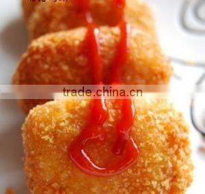 Chicken nuggets making and frying machine