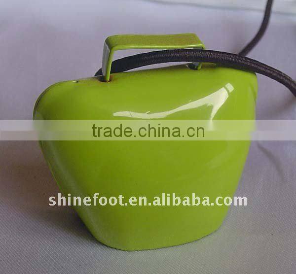 1.8inch metal cowbell A2-140 in many colors with design lanyard for dogs as noisemaker (E120)