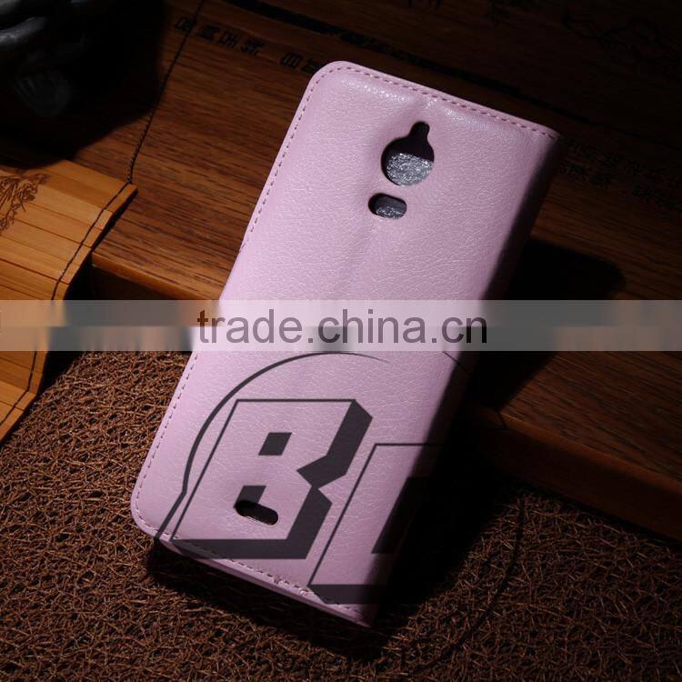 New Design Classical Flip Magnetic wallet leather case with card slots For Wiko Wax PU Leather case mobile phone case cover