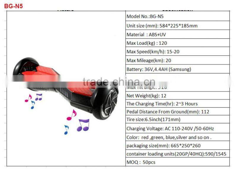 Balance Scooter 2 Wheels Hover Board Most Competitive Two Wheels Self Balancing Scooter