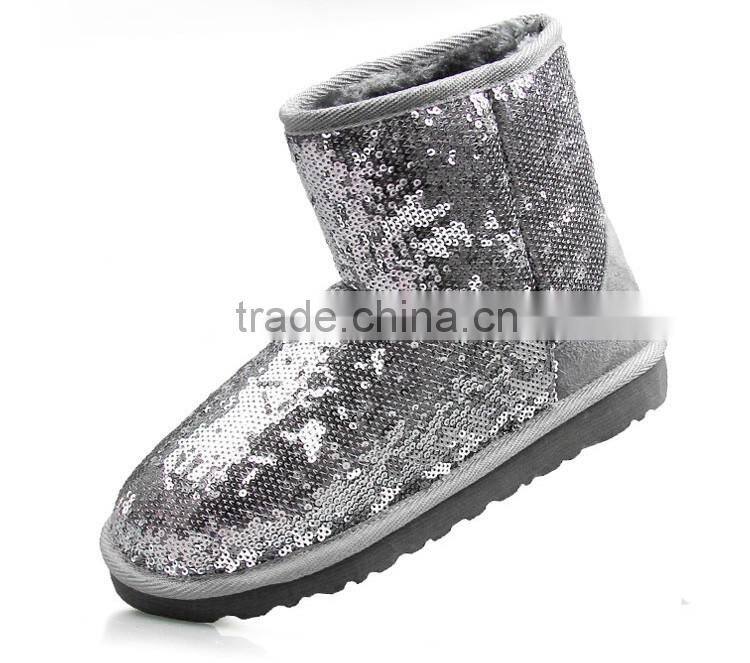 silver blk sequins glitter upper eva sole cute child girl snow winter boot shoe, boots shoes kids