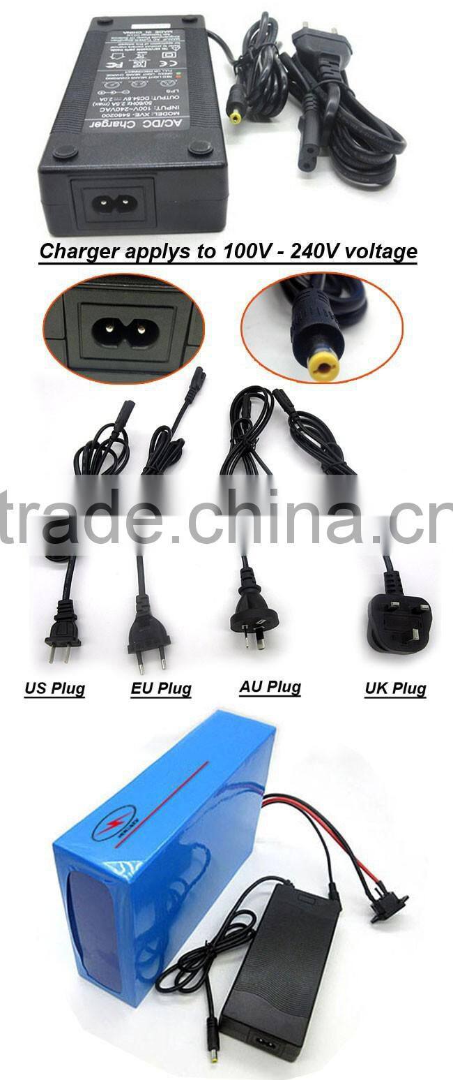 Cylindrical 18650 Cells Battery Charger 21Ah Lithium Ion Battery Pack 72 Volt Battery for DC Motor 72 Volt